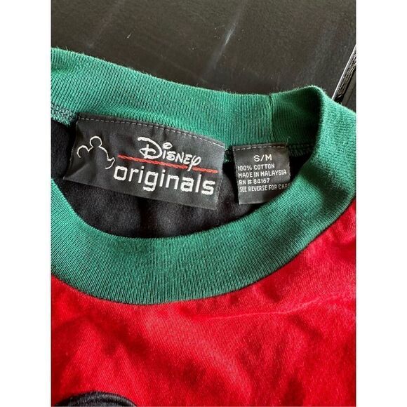 Vintage Disney Originals Color Block Mickey Mouse Shirt Women’s Sz S/M - Picture 4 of 5